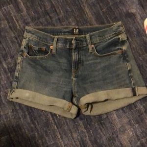 Size 25 blue denim jean shorts